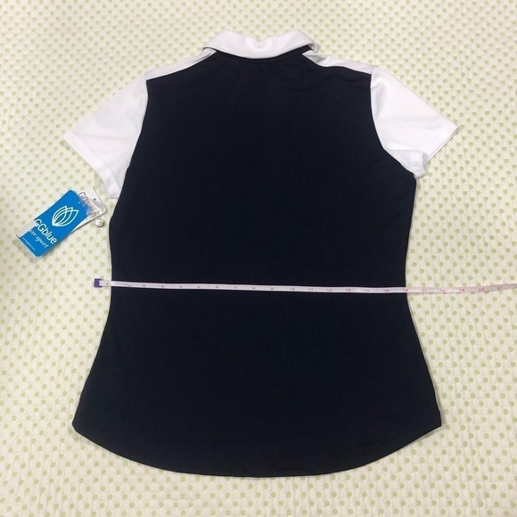 GG BLUE - WOMEN’S DYLAN SHORT SLEEVE ATHLETIC TOP COLOR BLOCK NWT - Picture 10 of 11